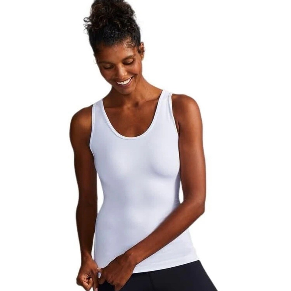 NWT Tommie Copper Womens‎ White Lower Back Support Tank Size XL